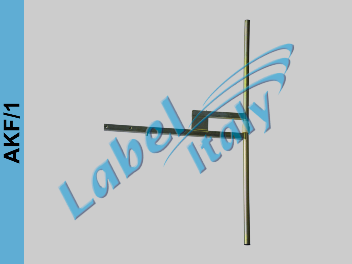 Label Italy AKF/1 Dipoles wide band FM antennas vertical polarization made in aluminum