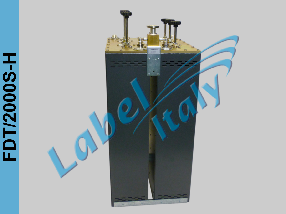 Label Italy FDT/2000S-H fm combiners starpoint 1.5 mhz